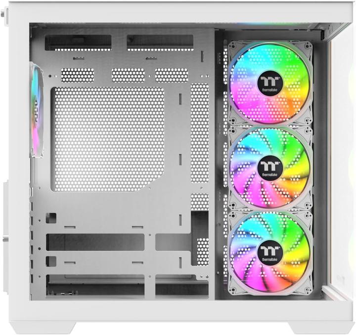 Produktbild Thermaltake Geh View 380 WS Midi Tower "ARGB Snow" White retail (Mini-ITX, ATX, mATX)