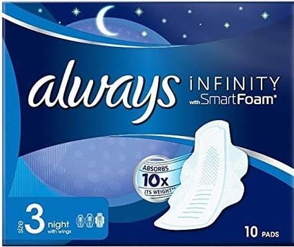 Image du produit Always Nuit de l'infini (10 x, Tampons sanitaires)