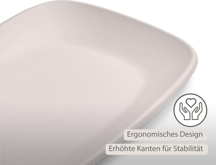Productafbeelding Nattou changing mat made of soft PU foam washable changing mat approx 50 x 70 cm Softy clay colours (50 x 70 cm)