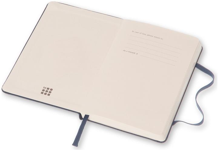 Actual product image Moleskine Notebook Classic Pocket (A6, Plain, Hardcover)