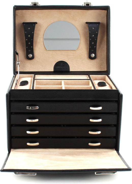 Image du produit Windrose Beluga Schmuckkasten Leder 26.5 cm