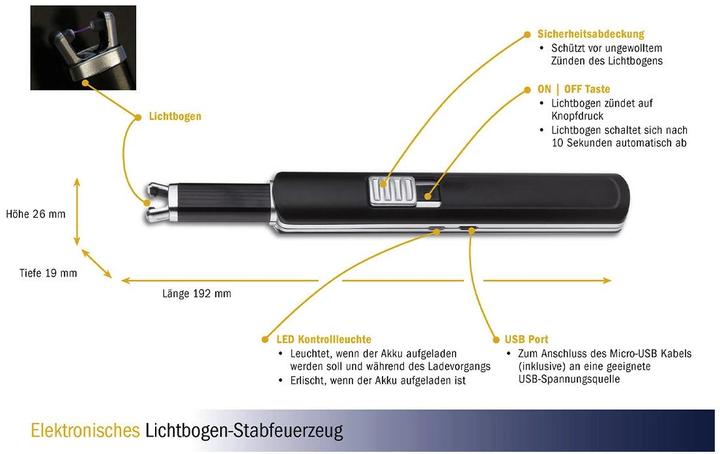 Produktbild TFA Stabfeuerzeug
