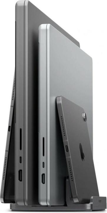 Produktbild Spigen Ld208s4 Vertikaler Laptopständer Space Gray