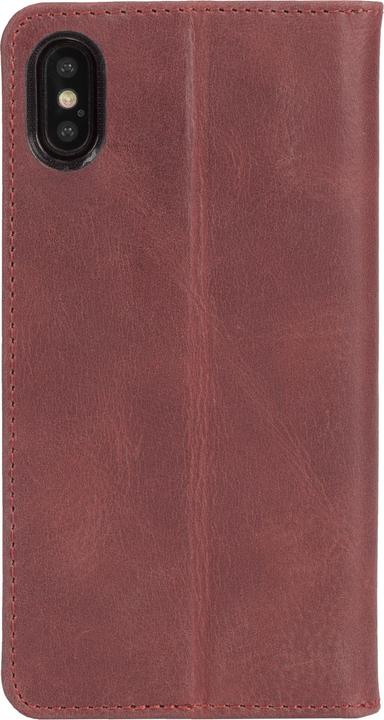 Actual product image Krusell Sunne 4 Card FolioWallet Apple iPhone XS vintage red (Apple iPhone X, Apple iPhone XS)