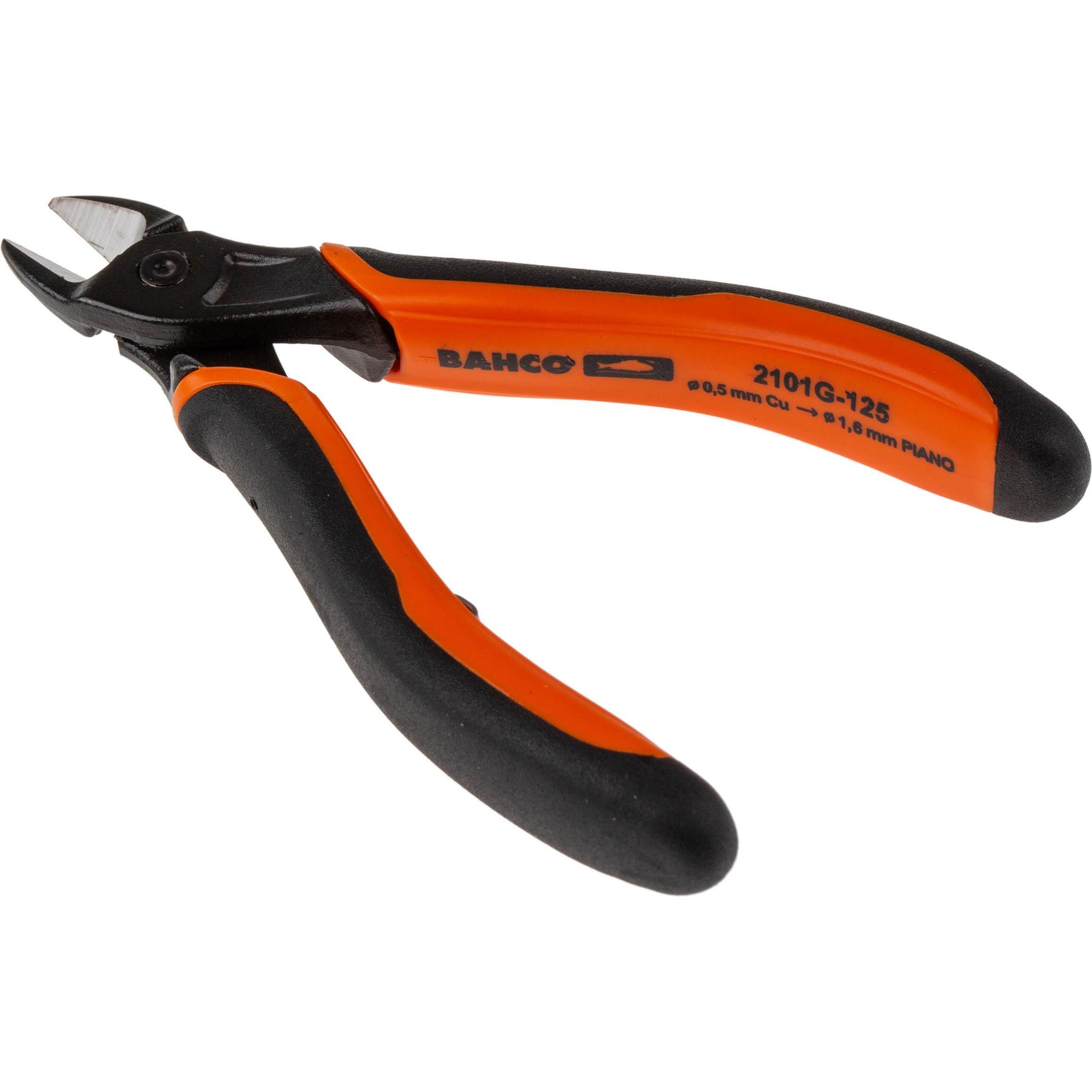 Thumbnail - Bahco, Bolzenschneider + Seitenschneider, ERGO Seitenschneider mit Zwei-Komponenten-Griff, phosphatiert, 125 mm (125 mm)