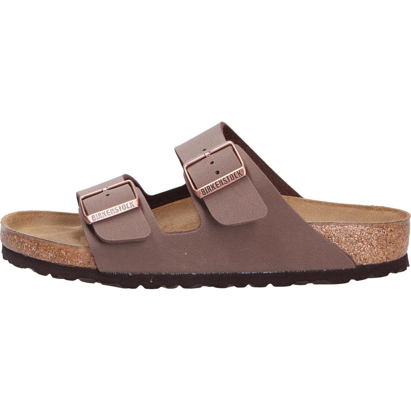 Birkenstock, Herren, Sandalen, Arizona Birko-Flor Nubuk normal, Braun, (47)