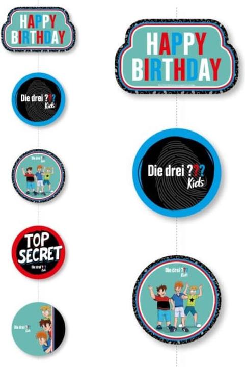 Produktbild DH-Konzept Hängedeko Die drei Fragezeichen Kids mit 5 Motiven (1 Stk.)