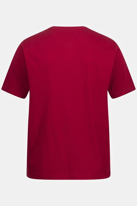 Actual product image JP1880 2 Pack of Three Button Short Sleeve Cotton Henley Tee (L)