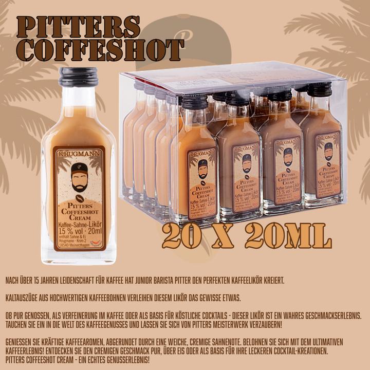 Produktbild Krugmann Pitters Coffeshot Cream 20x2cl (20 x 2 cl)