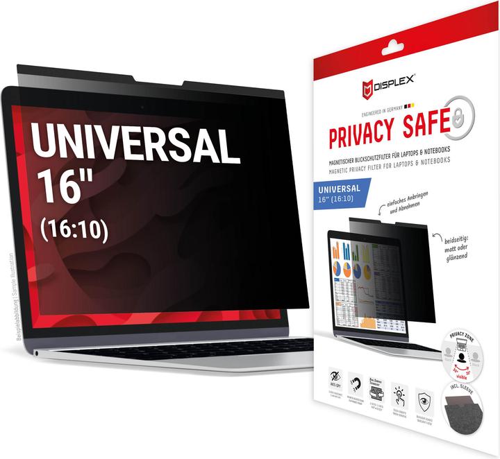 Produktbild Displex Privacy Safe (16", 16:10)