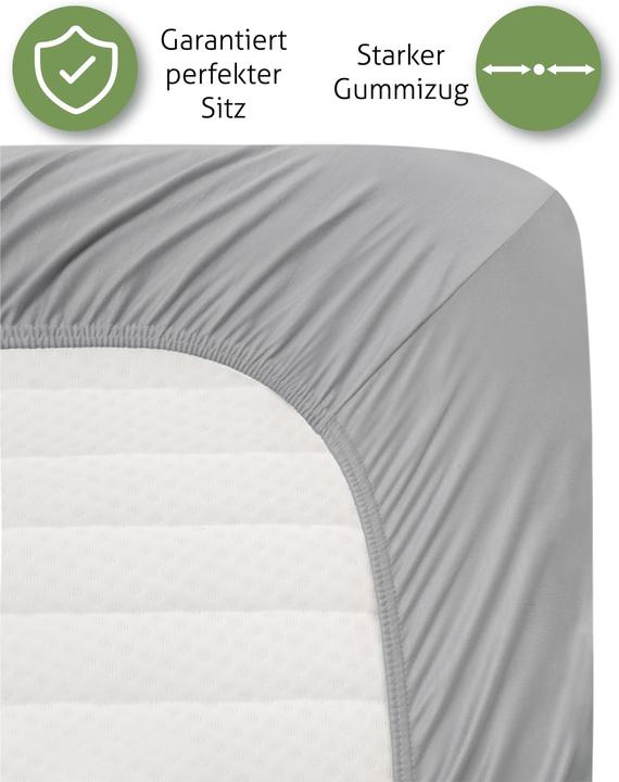 Actual product image Aspero Bamboo fitted sheet Macau (180 x 200 x 30 cm)