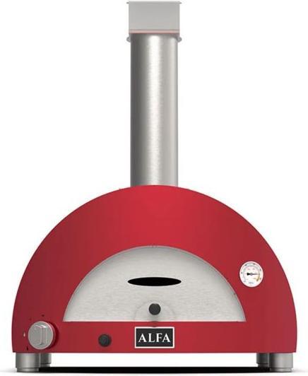 Alfa Forni Moderno 1 Pizza Gas Antik Rot (8 kW)