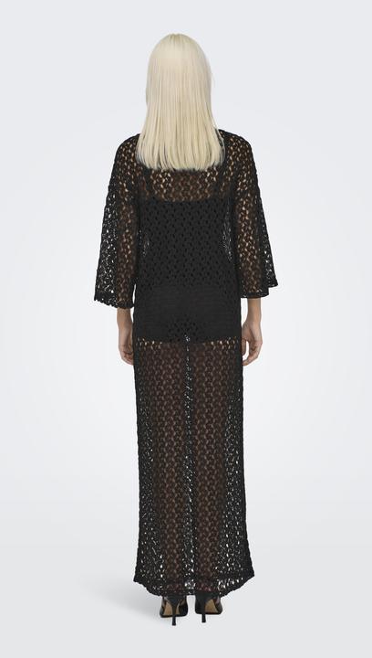 Image du produit Only Coupe normale Col en V Manches cascade Robe longue en dentelle (S)