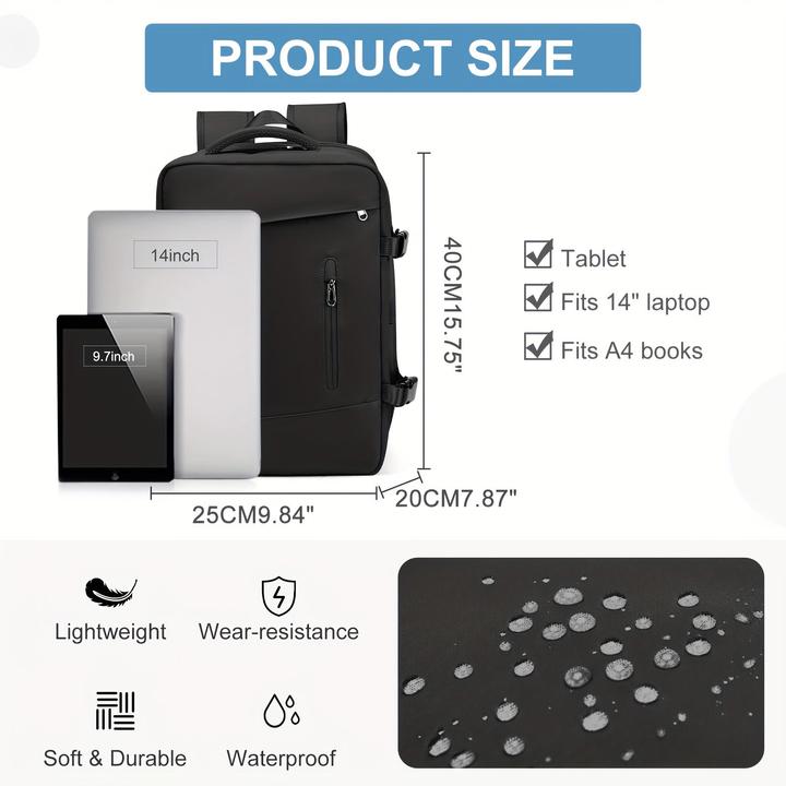 Actual product image Only-Bags.Store Backpack with large capacity for short trips, suitable for students, with space for laptops, ideal