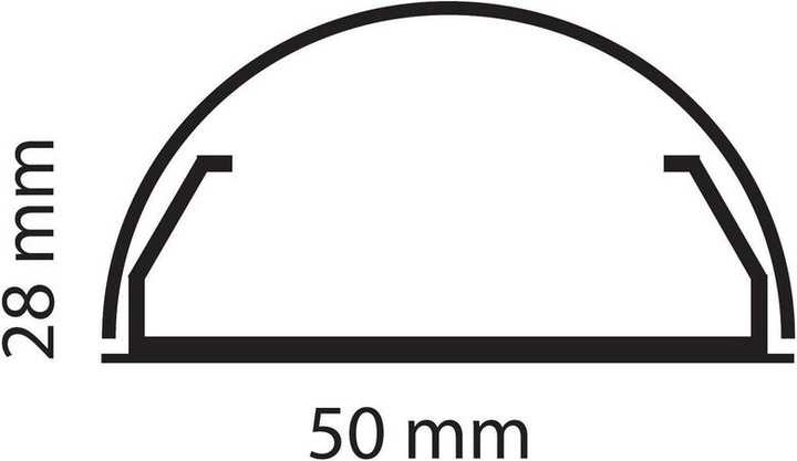 Produktbild Multibrackets Aluminium Kabelwinkel Kabelkanäle (Kabelkanal, 4 cm)