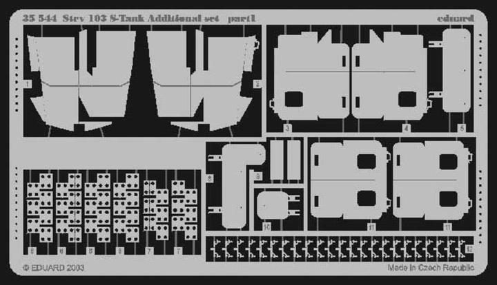 Produktbild Eduard Strv 103 S-Tank Fotoätzsatz