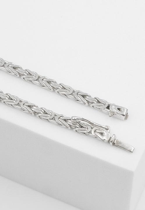 Actual product image Muau King's chain (19 cm, 750/18K white gold)