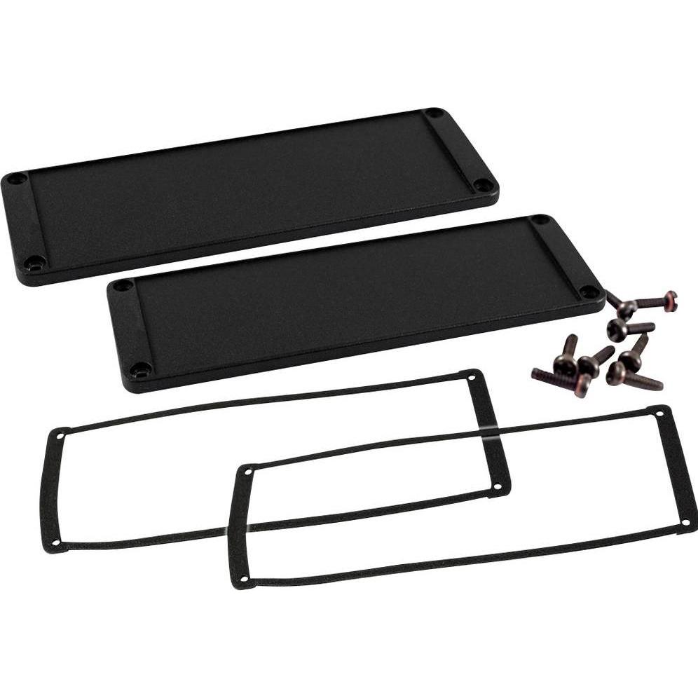 Hammond Endplatte Aluminium Schwarz (L x B x H) 6 x 169 x 57mm 2St., Elektronikzubehör + Gehäuse, Sc