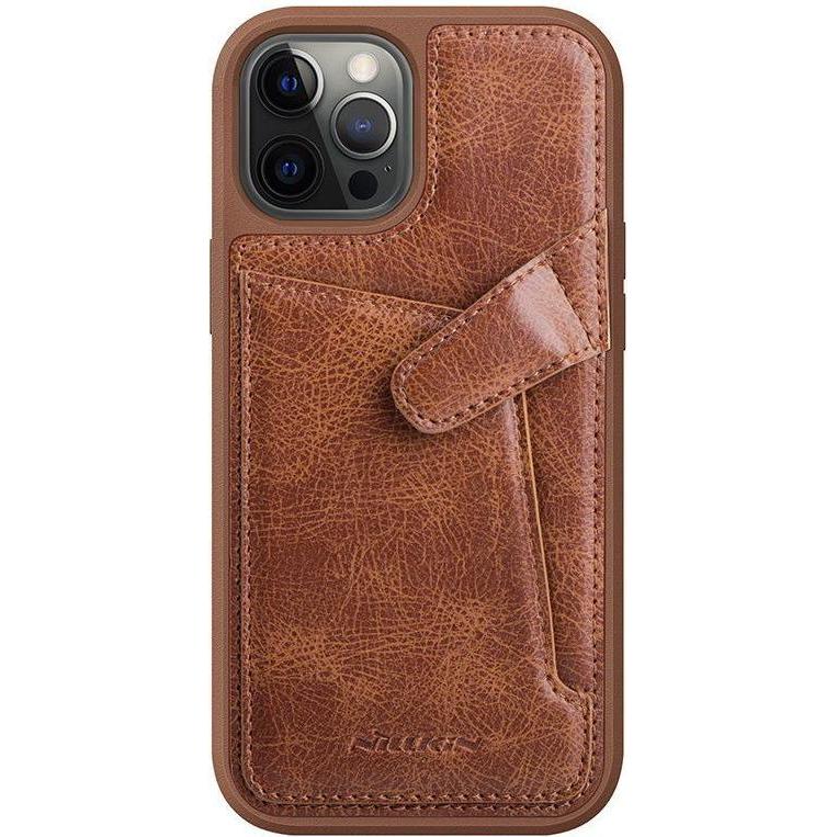 Nillkin Aoge Series Hardcase Hülle (Apple iPhone 12 mini), Smartphone Hülle, Braun