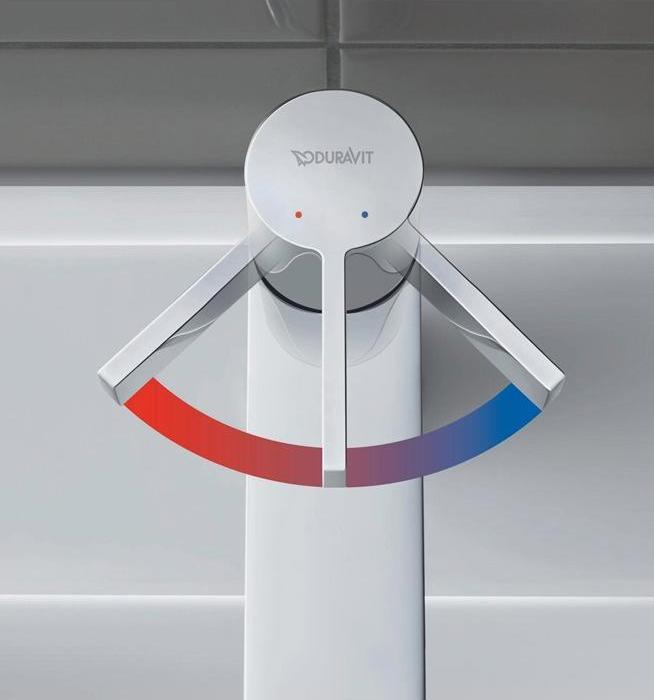 Produktbild Duravit EH-WT-MI D-NEO L mit Zugstangen-Ablaufgarnitur chrom