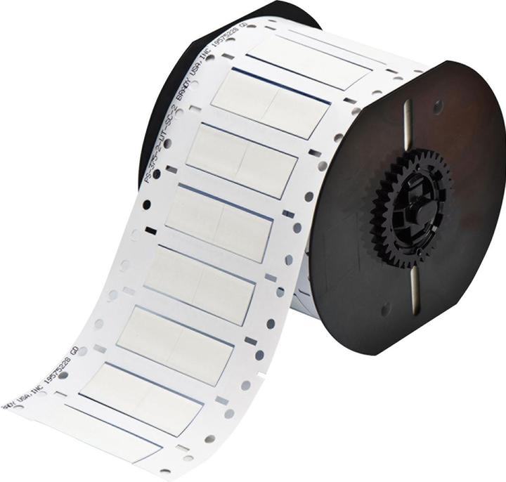 Produktbild Brady B33-375-2-342-2, Permasleeve, Polyolefin, Weiss, 25.40 x 16.38 mm, für Durchmesser v. 3.17 - (2.54 cm)