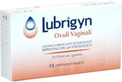 Immagine prodotto Dispositivo Medico Lubrigyn Ovuli Vaginali - Confezione da 10 (Lozione per il lavaggio intimo)