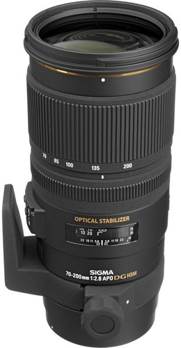 Produktbild Sigma 70-200mm, f/2.8 EX DG OS HSM, Canon (Canon EF, Vollformat)