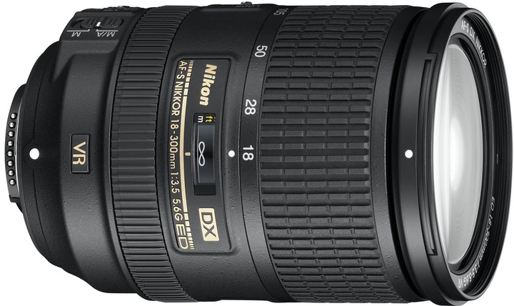 Produktbild Nikon AF-S DX 18-300mm f/3.5–5,6 G ED VR (Nikon DX, APS-C / DX)