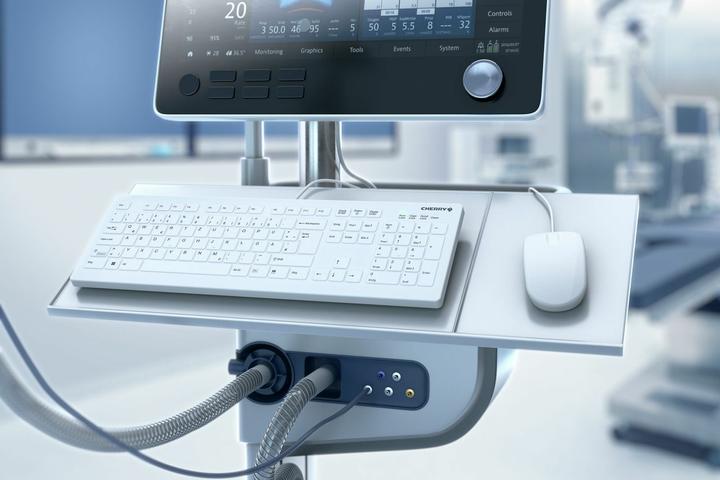 Produktbild CHERRY AK-C8112 MEDICAL KEYBOARD WHITE (BE, Kabelgebunden)