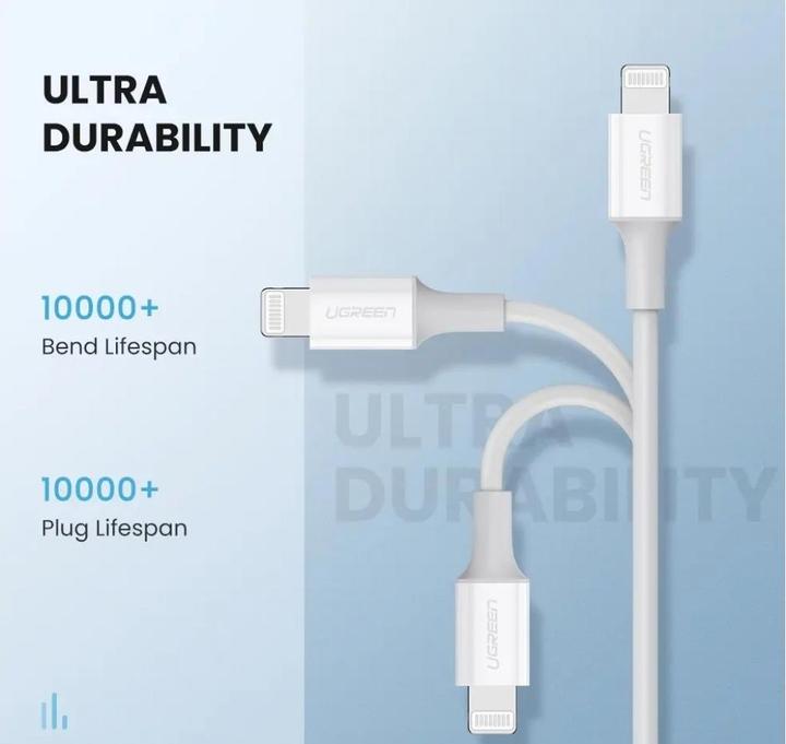 Produktbild Ugreen MFi -C auf -Ladekabel (1 m, USB 2.0, 18 W)