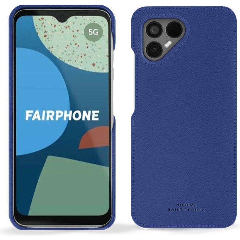 Noreve Lederschutzhülle (Fairphone 4), Smartphone Hülle, Blau