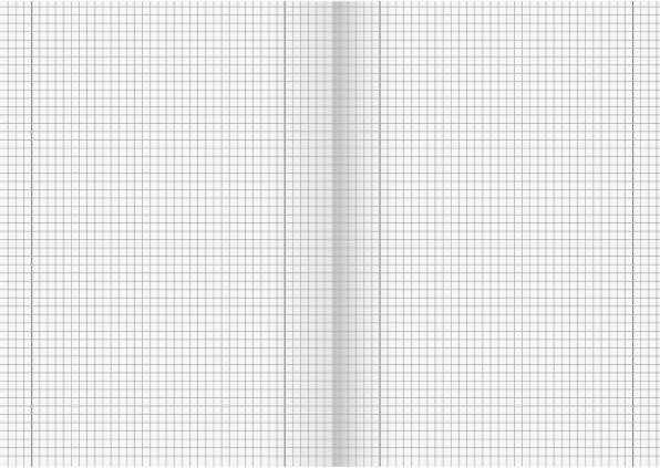 Actual product image Brunnen exercise book (A4, Checked, Hardcover)