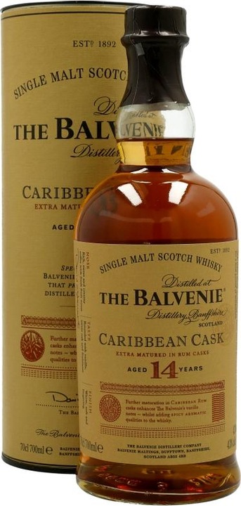 Image du produit Balvenie 14 ans Caribbean Cask (Single Malt, Scotch Whisky, 1 x 70 cl)