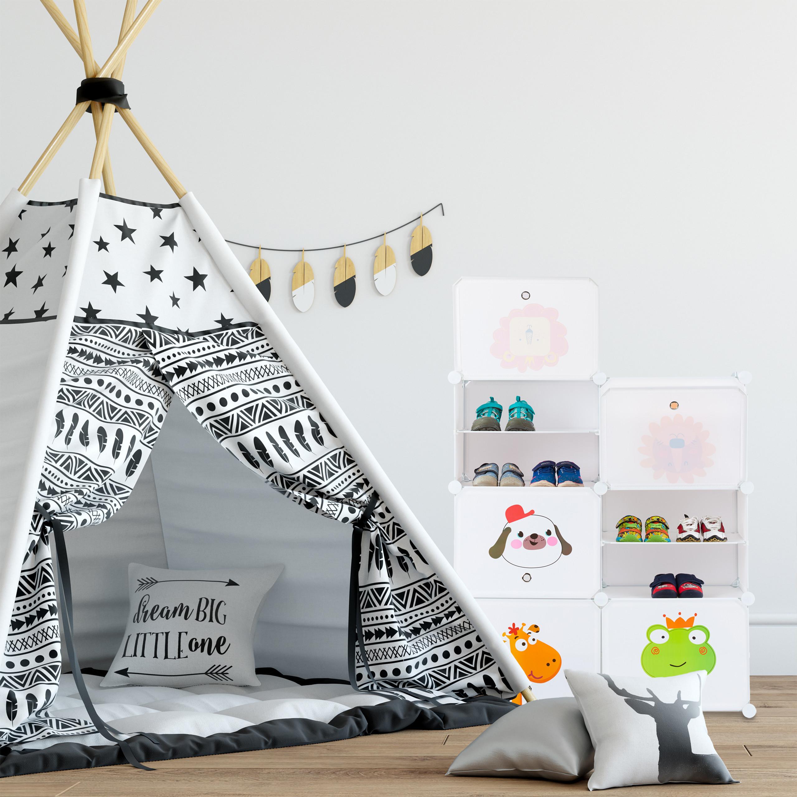 Thumbnail - Relaxdays, Schuhschrank, Baylee (84 x 31.5 x 95 cm)