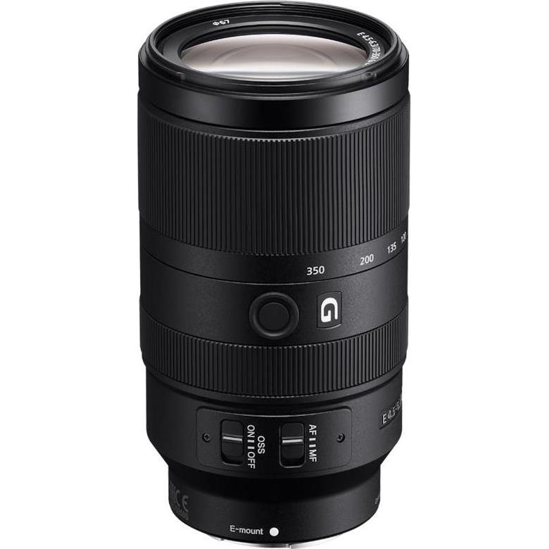 Sony E 70-350mm f/4.5-6.3 G OSS (Sony E, APS-C / DX), Objektiv, Schwarz