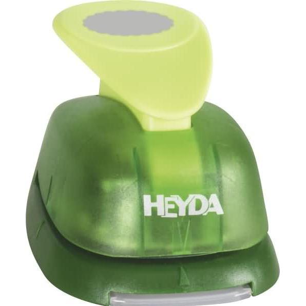 Heyda, Locher, Motivstanzer XXL "Oval geriffelt", Farbe: grn