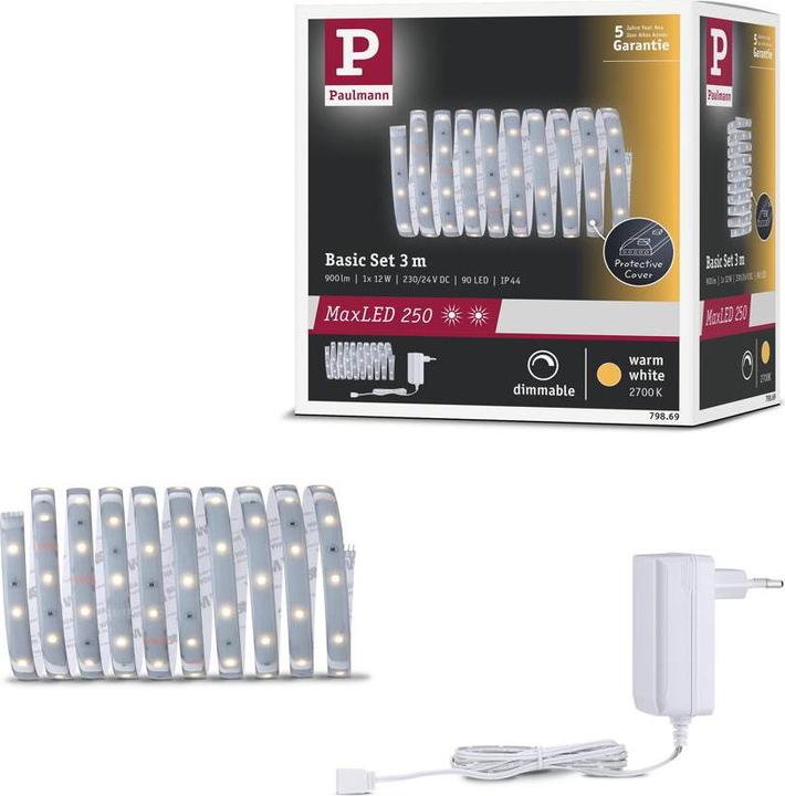 Produktbild Paulmann MaxLED 250 Stripe Set (Warmweiss, 300 cm, Indoor)