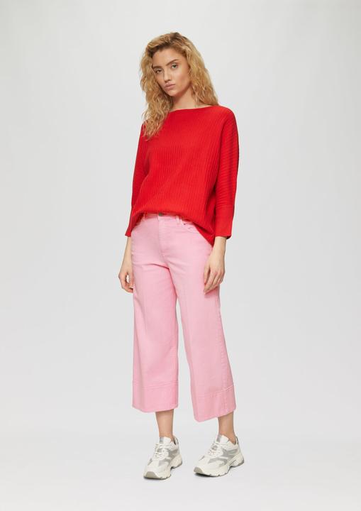 Produktbild S.Oliver Hose Culotte-Jeans / Regular Fit / High Rise / Wide Leg / Bügelfalten (42)
