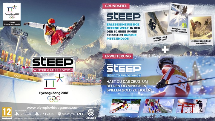 Immagine prodotto Ubisoft Steep - Edizione Giochi Invernali (PS4, DE)