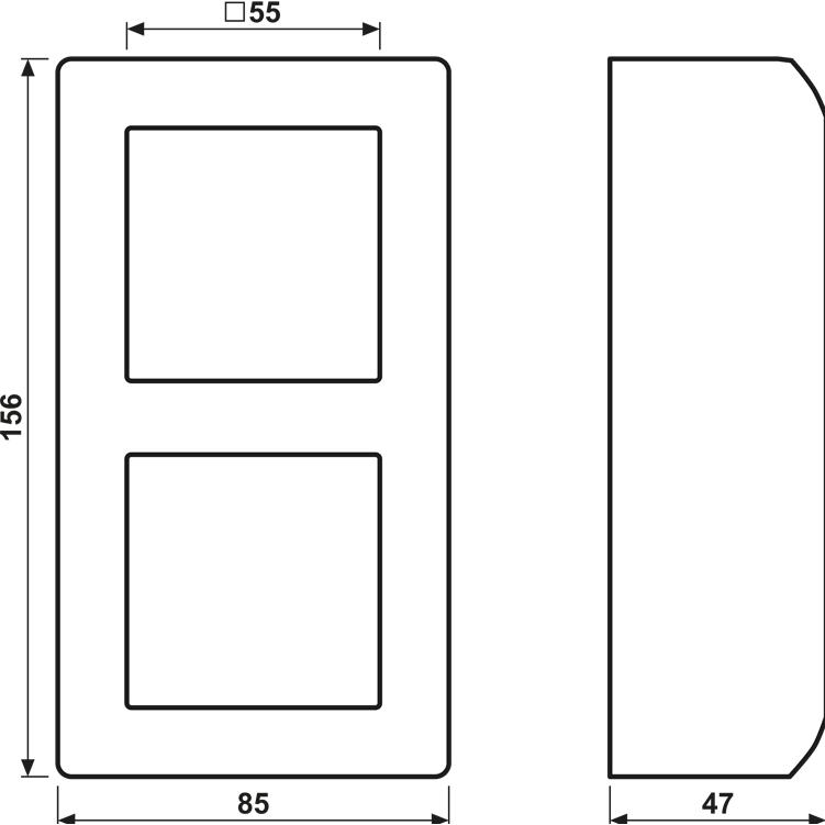 Thumbnail - JUNG, Zubehör Schalterprogramm, AP-Kappe