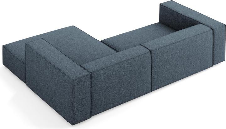 Actual product image Cosmopolitan Design Right Corner Sofa, "Arendal", 3 Seats, Royal Blue, 224x166x70 Made in Europe (Corner sofa)