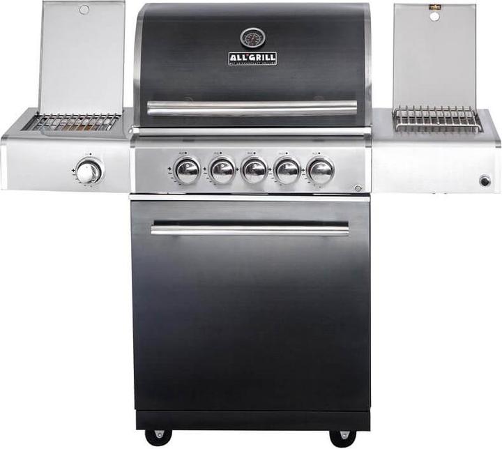 Produktbild Allgrill Gasgrill CHEF M Edelstahl schwarz mit Steakzone und Air System