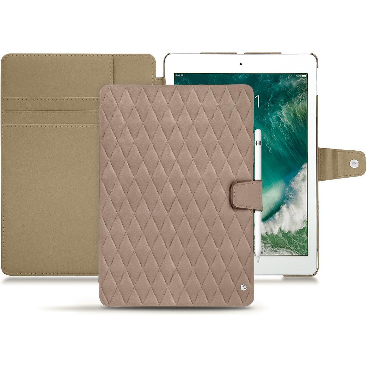 Noreve Lederschutzhülle Wallet (iPad Pro 10.5), Tablet Hülle, Beige