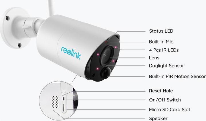 Productafbeelding Reolink Argus Eco (2312 x 1304 pixels)
