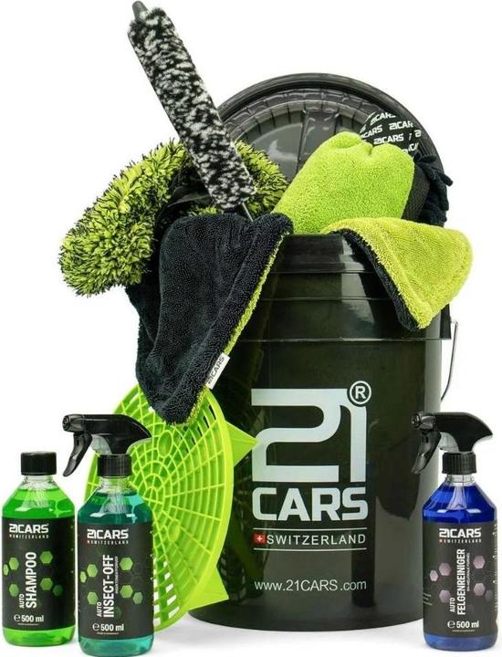 Produktbild 21cars Autowaschset Black Edition