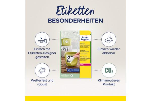 Produktbild Avery Wetterfeste Etiketten