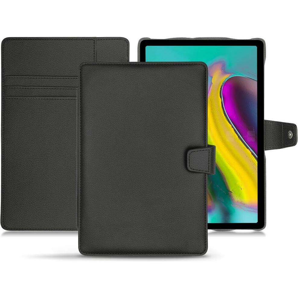 Noreve Lederschutzhülle Wallet (Galaxy Tab S5e), Tablet Hülle, Schwarz