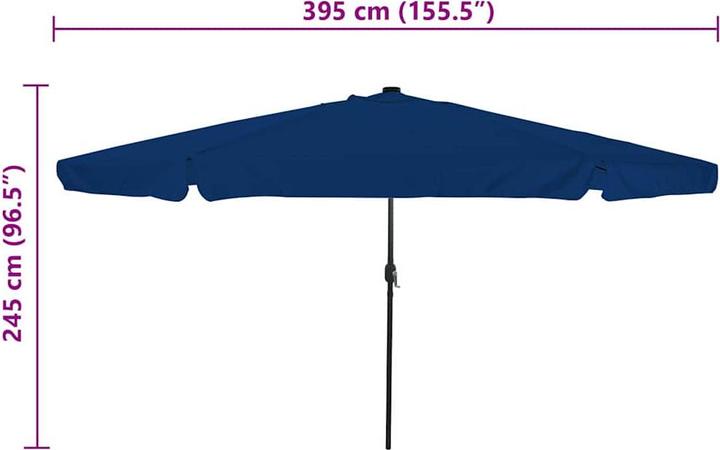 Image du produit vidaXL Garten-Sonnenschirm (3.95 m)