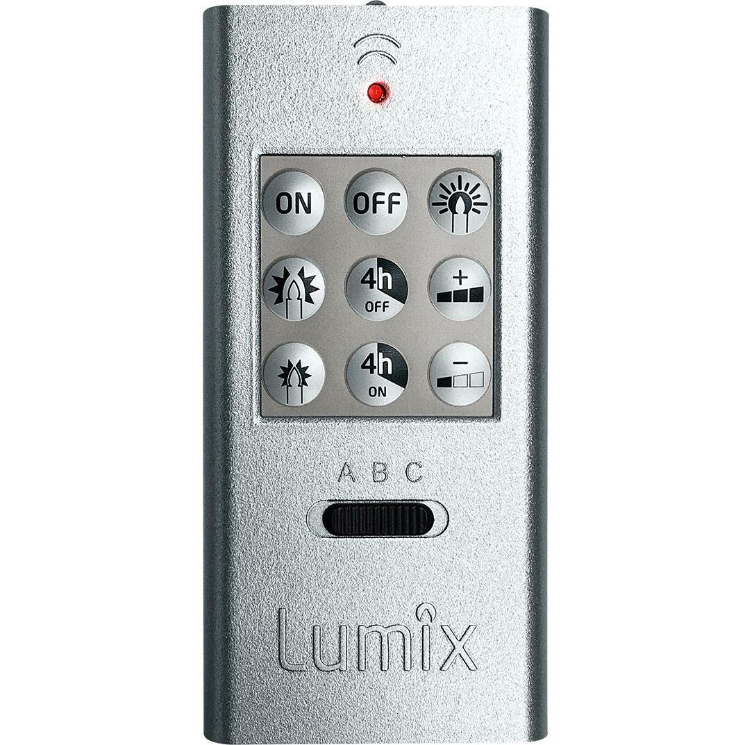 Krinner Lumix SuperLight Fernbedienung (Gerätespezifische Fernbedienung), Fernbedienung, Silber