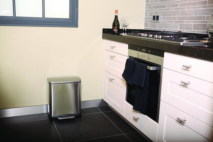 Productafbeelding EKO Pedaalemmer E-Cube 10+9 liter roestvrij staal (19 l)
